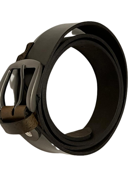 jtb_bn2 (1) belt brown belt with mettalic hook buckle