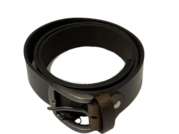 jtb_bn2 (4) belt brown belt with mettalic hook buckle