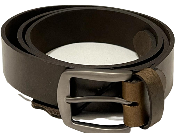 jtb_bn2 (5) belt brown belt with mettalic hook buckle